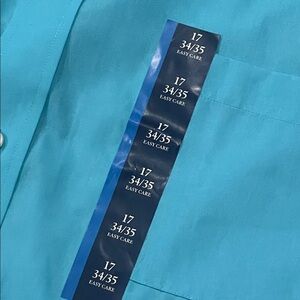Croft & Barrow Men's Aqua Button Down Shirt